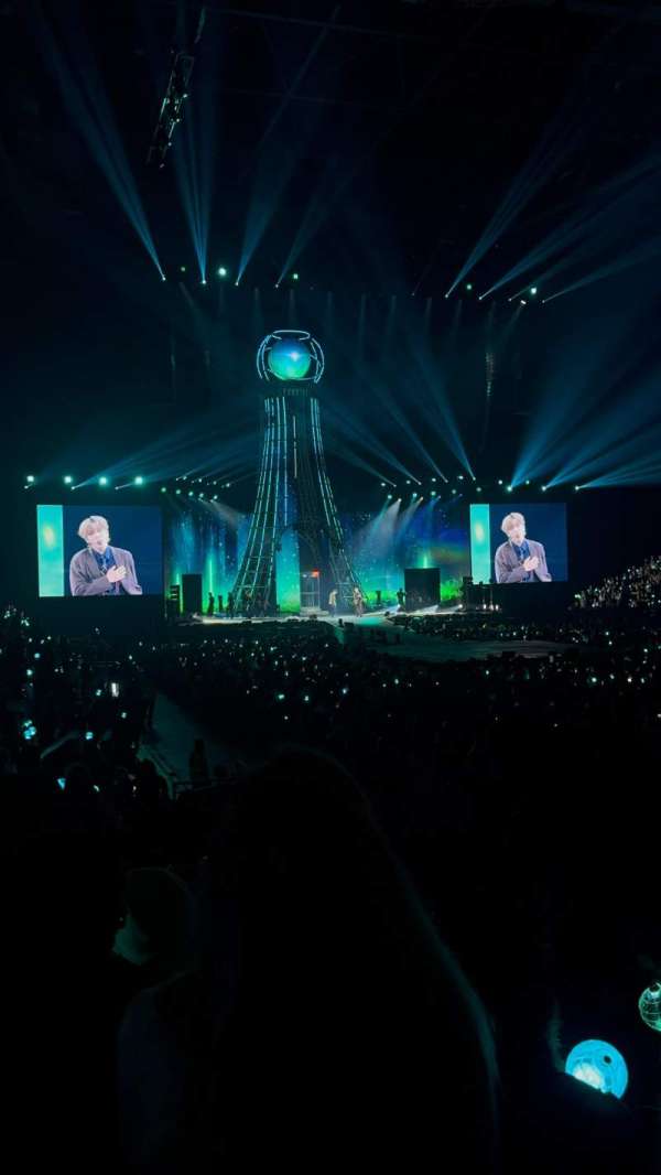 The O2, London, bloc: 105, rangée: M, place: 429