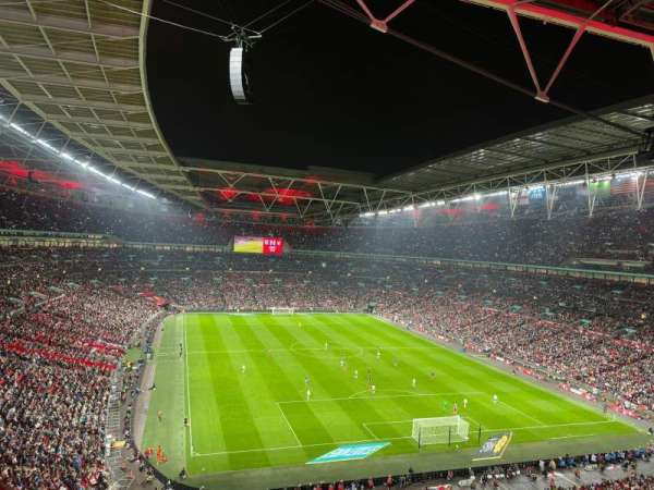 Wembley Stadium, bloc: 542, rangée: 6, place: 78
