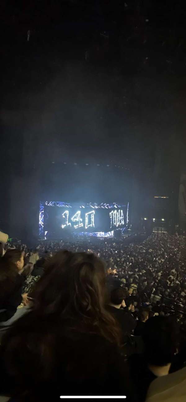 Accor Arena, bloc: Gradin P, rangée: 10, place: 12