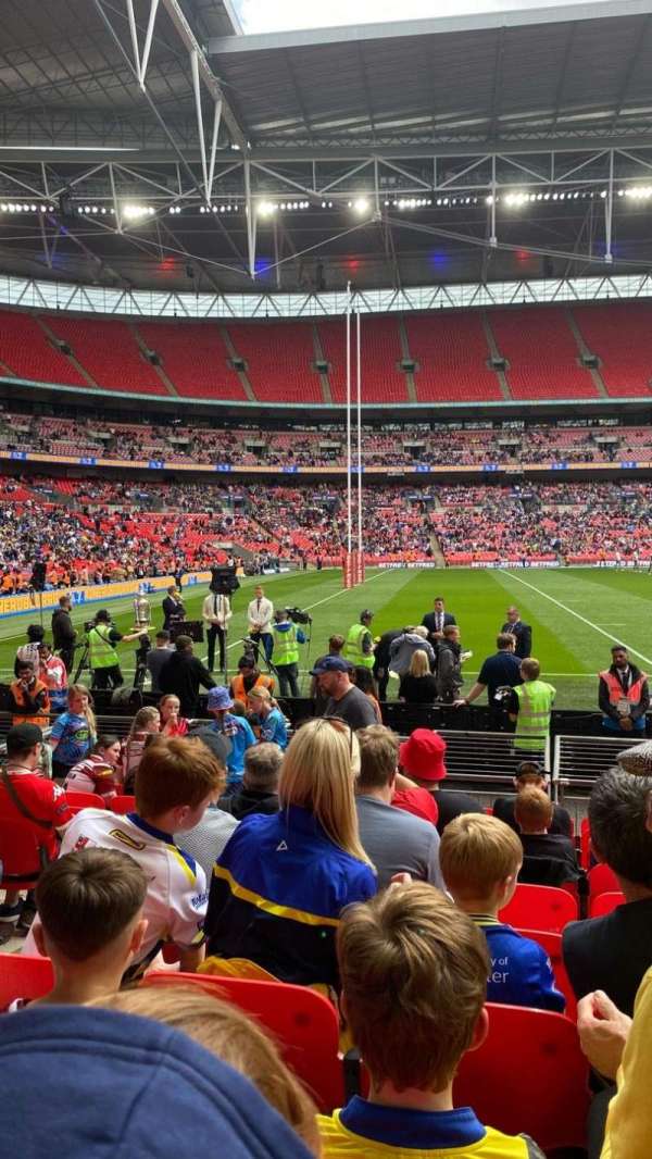 Wembley Stadium, bloc: 104, rangée: 10, place: 43