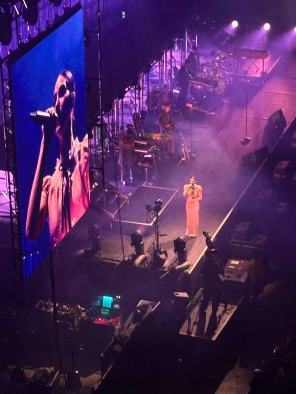 The O2, London, bloc: 402, rangée: A, place: 487