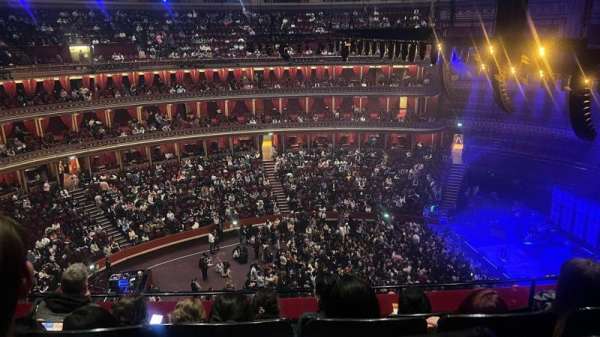 Royal Albert Hall, bloc: Rausing Circle X, rangée: 4, place: 188