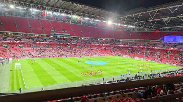 Wembley STadium, bloc: 205, rangée: 8, place: 83