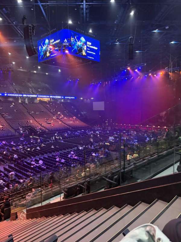 Accor Arena, bloc: Gradin D, rangée: 9, place: 23