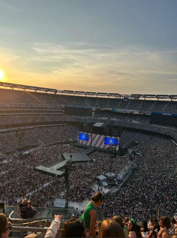 MetLife Stadium, bloc: 321, rangée: 14, place: 20