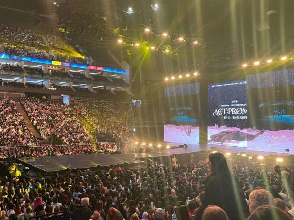 The O2, London, bloc: 111, rangée: M, place: 355