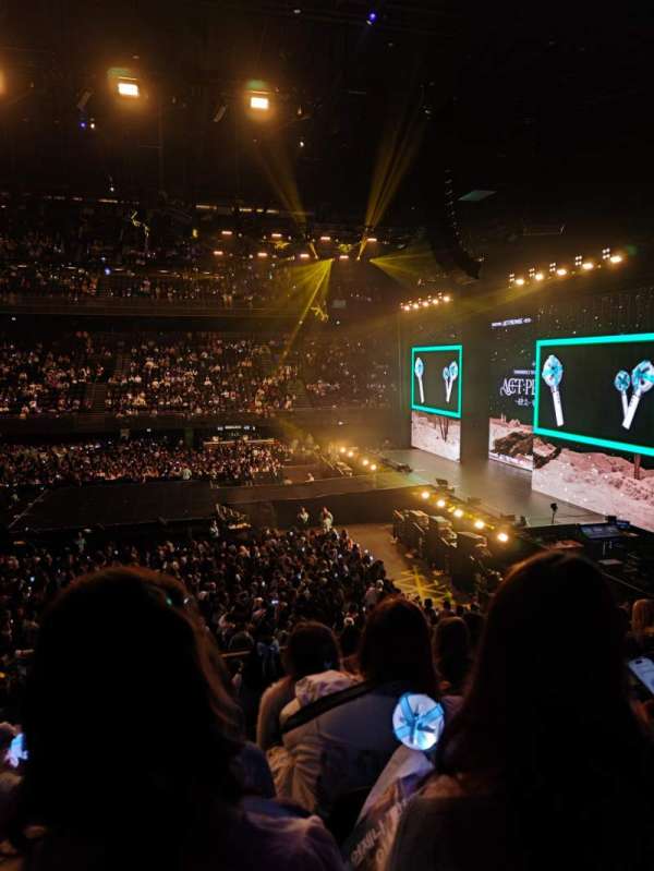 Ziggo Dome, bloc: 103, rangée: 10, place: 58
