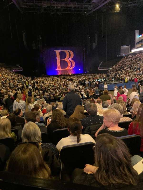 The O2, London, bloc: 105, rangée: H, place: 166