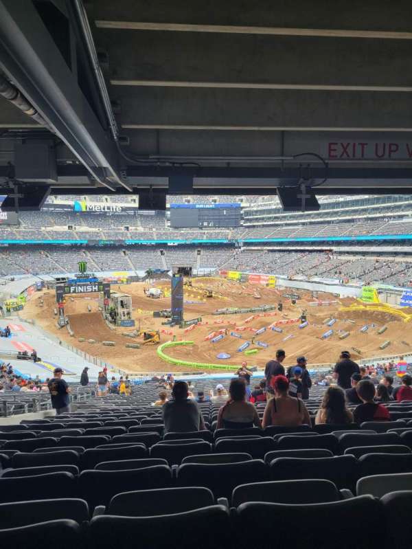 MetLife Stadium, bloc: 129, rangée: 48, place: 21