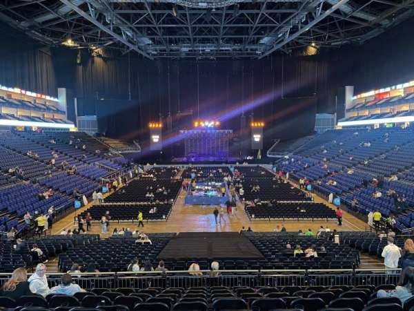 The O2, London, bloc: 107, rangée: X, place: 203
