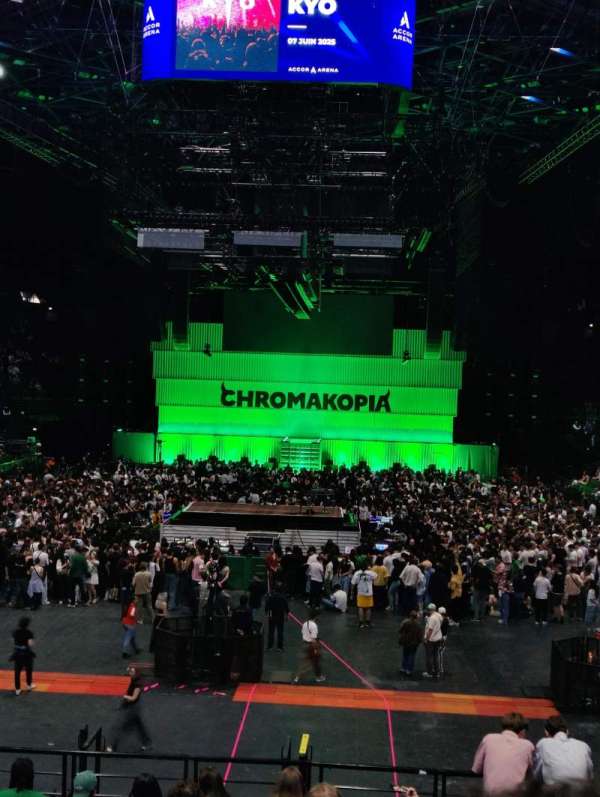 Accor Arena, bloc: Gradin A, rangée: 12, place: 7