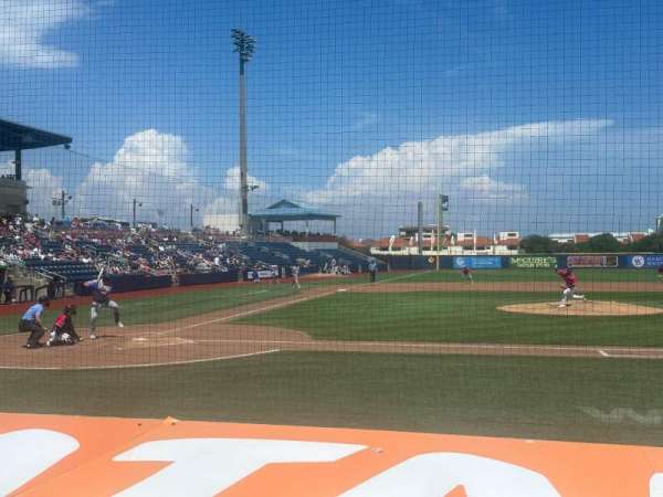 Blue Wahoos Stadium, bloc: 106, rangée: E, place: 24
