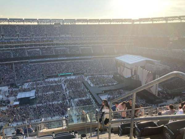 MetLife Stadium, bloc: 315, rangée: 17, place: 1