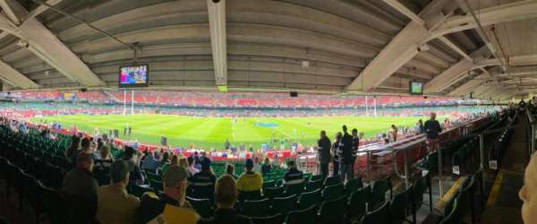 Principality Stadium, bloc: L31, rangée: 26, place: 23