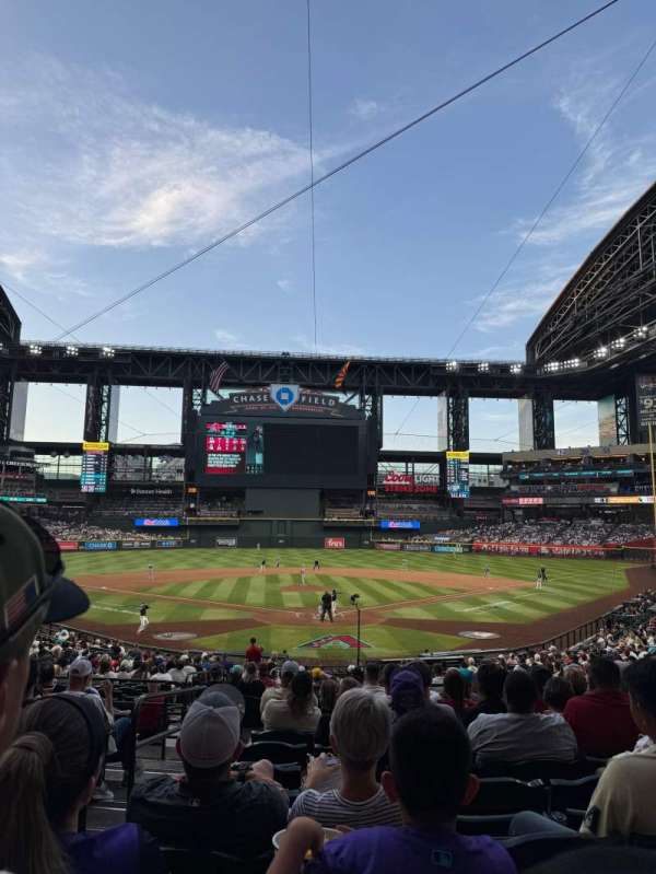 Chase Field, bloc: 122, rangée: 31, place: 17