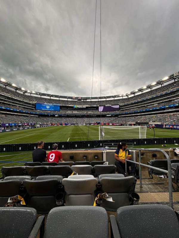 MetLife Stadium, bloc: 103, rangée: 5, place: 2