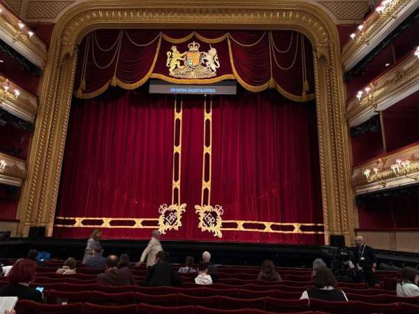 Royal Opera House, bloc: Orchestra Stalls, rangée: L, place: 19