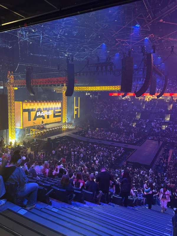 Accor Arena, bloc: Gradin O, rangée: 1, place: 25