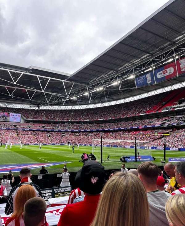 Wembley Stadium, bloc: 135, rangée: 5, place: 35