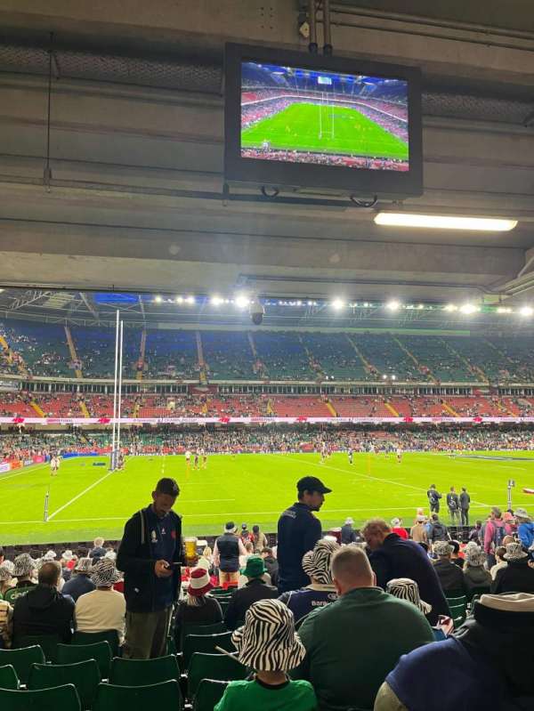Principality Stadium, bloc: L12, rangée: 22, place: 12