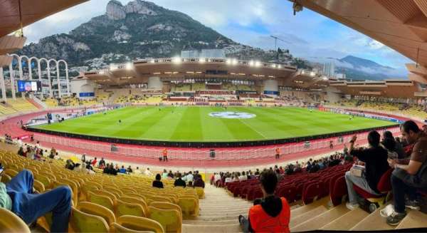 Stade Louis II, bloc: F, rangée: 21, place: 37