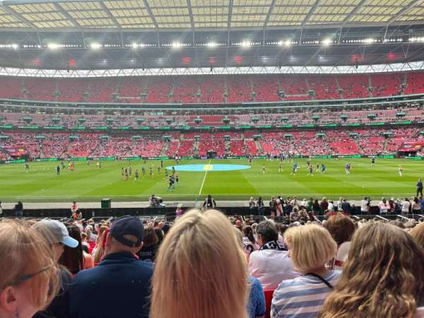 Wembley Stadium, bloc: 122, rangée: 20, place: 317