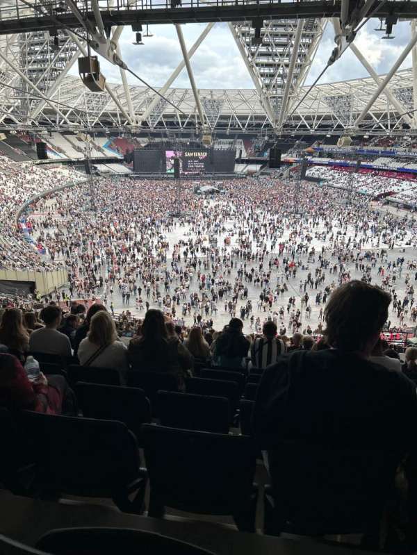 London Stadium, bloc: 248, rangée: 63, place: 72