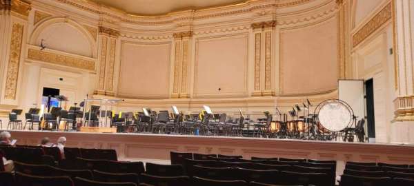 Carnegie Hall, bloc: Parquet R, rangée: J, place: 14