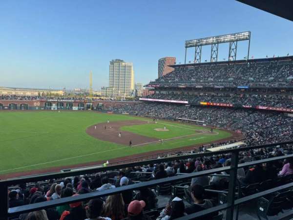 Oracle Park, bloc: 228, rangée: K, place: 3-4