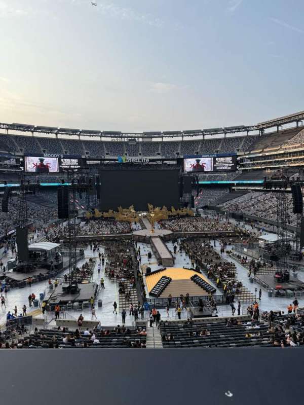 MetLife Stadium, bloc: 227a, rangée: 1, place: 18