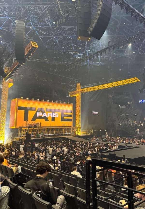 Accor Arena, bloc: Gradin P, rangée: 21, place: 1