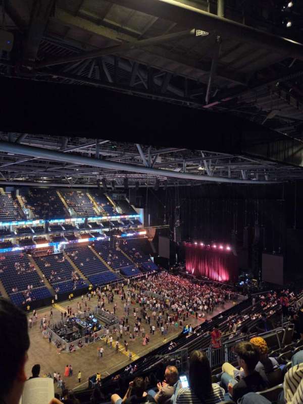 The O2, London, bloc: 416, rangée: P, place: 836