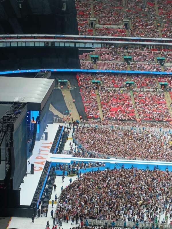 Wembley Stadium, bloc: 529, rangée: 42, place: 90