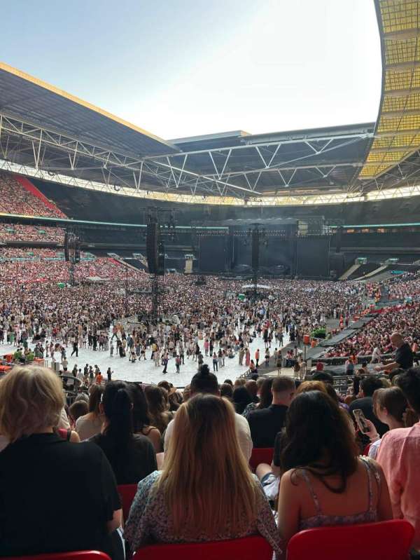Wembley Stadium, bloc: 108, rangée: 41, place: 155