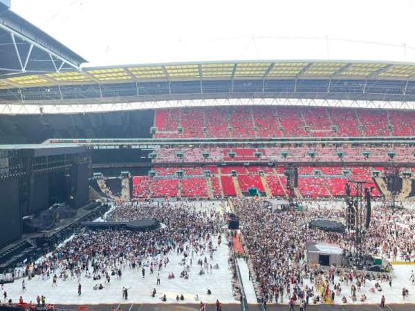 Wembley Stadium, bloc: 528, rangée: 2, place: 40