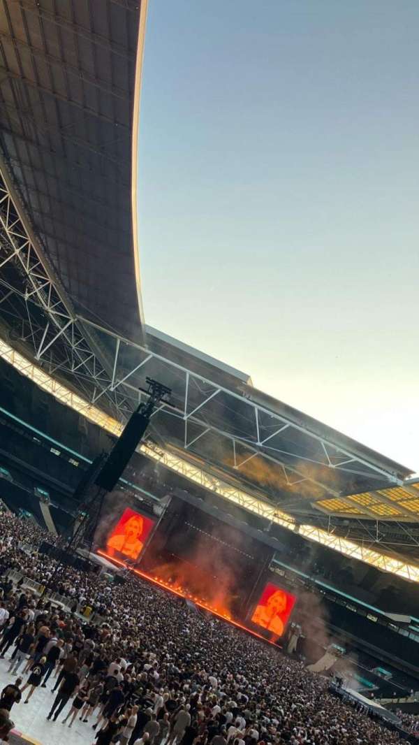 Wembley Stadium, bloc: 113, rangée: 22, place: 38