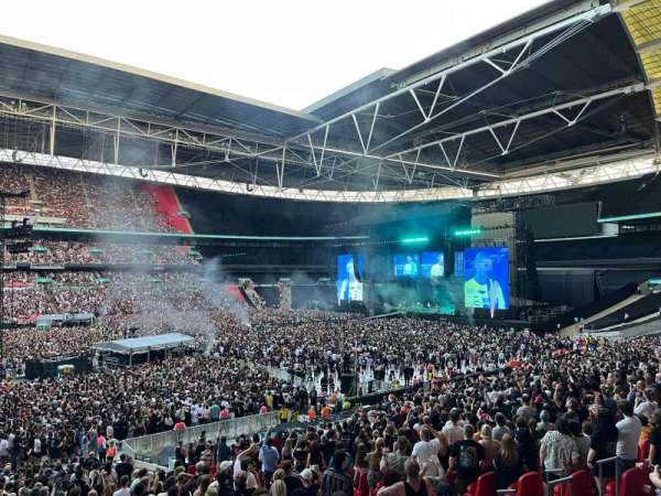 Wembley Stadium, bloc: 101, rangée: 33, place: 60