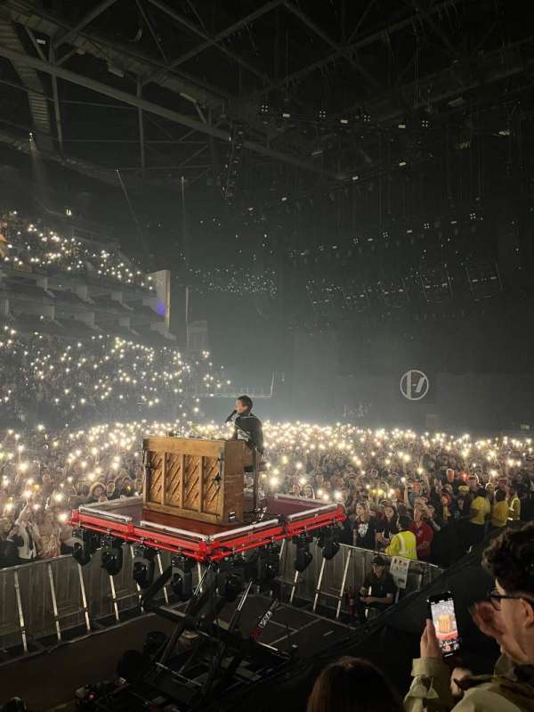 The O2, London, bloc: 111, rangée: F, place: 325