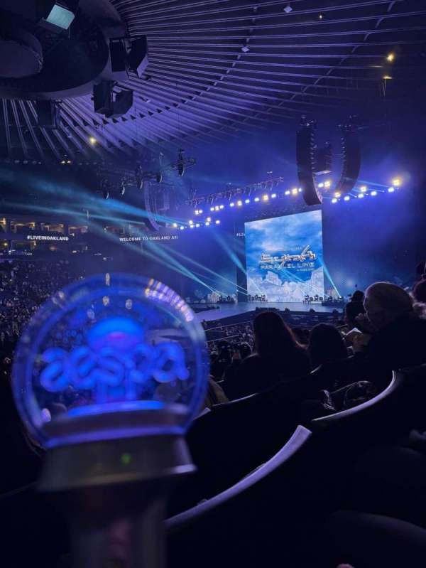 Oakland Arena, bloc: 101, rangée: 13, place: 15