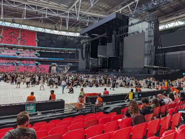 Wembley Stadium, bloc: 142, rangée: 10, place: 257