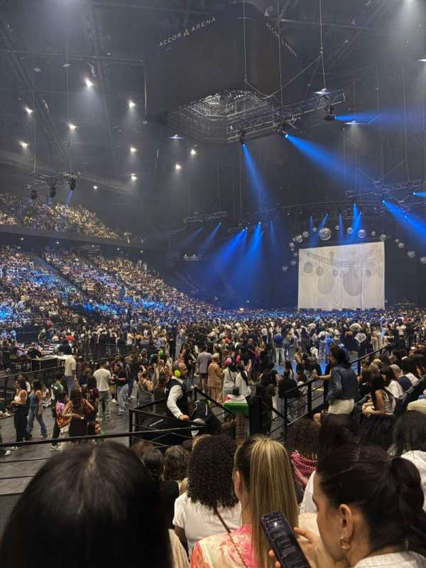 Accor Arena, bloc: Gradin C, rangée: 22, place: 9