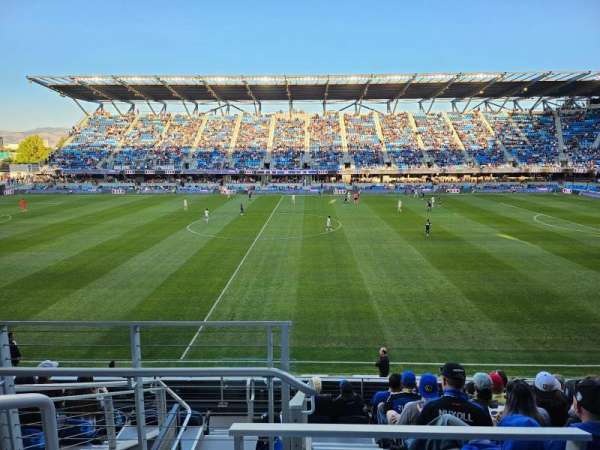 PayPal Park, bloc: 107, rangée: 8, place: 14