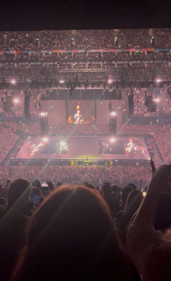 The O2, London, bloc: 404, rangée: T, place: 527