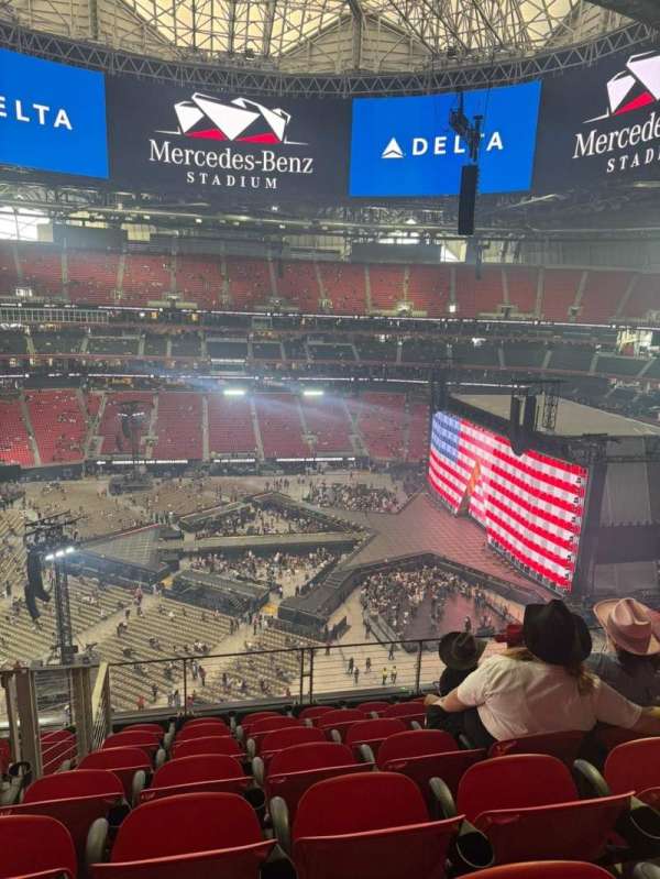Mercedes-Benz Stadium, bloc: 312, rangée: 7, place: 10