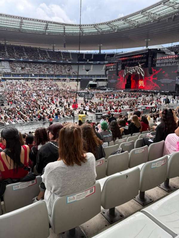 Stade de France, bloc: G6, rangée: 24, place: 23