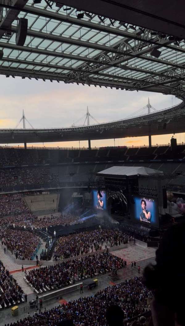 Stade de France, bloc: G1, rangée: 70, place: 4