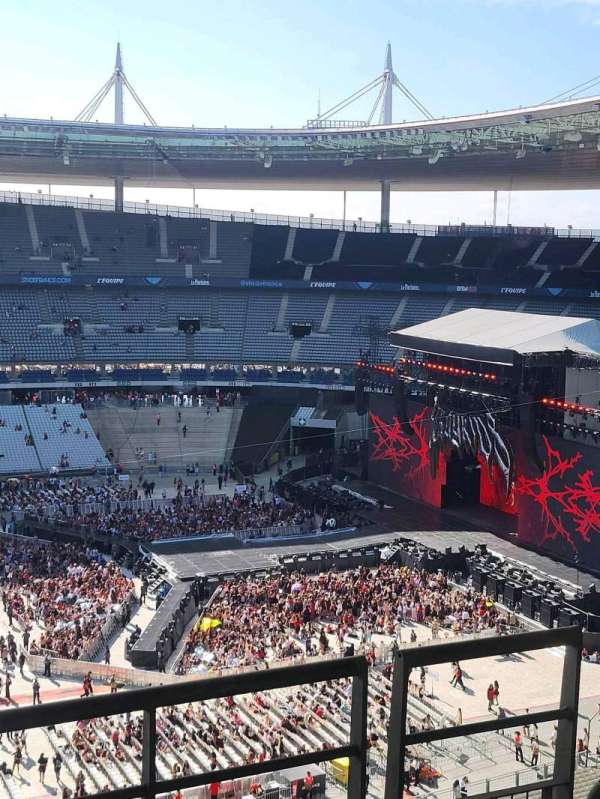 Stade de France, bloc: G1, rangée: 70, place: 11