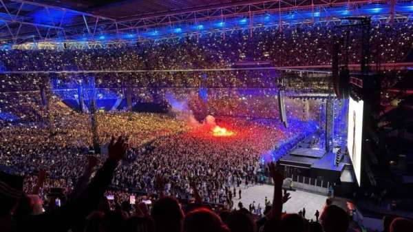 Wembley Stadium, bloc: 247, rangée: 15, place: 184