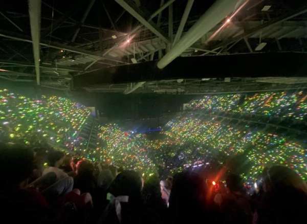 The O2, London, bloc: 410, rangée: U, place: ??