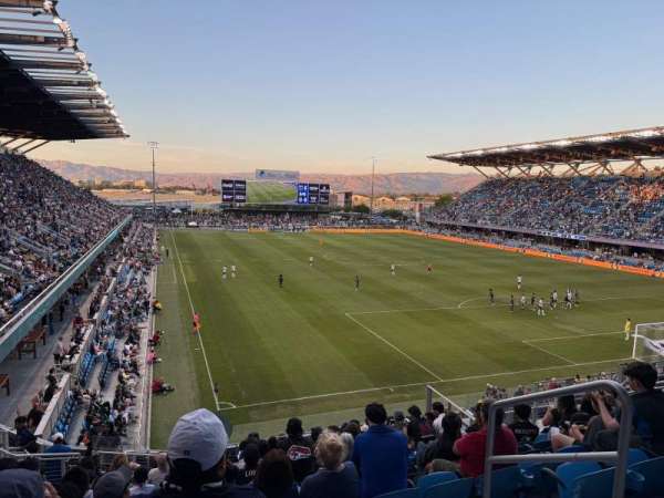 PayPal Park, bloc: 114, rangée: 14, place: 18